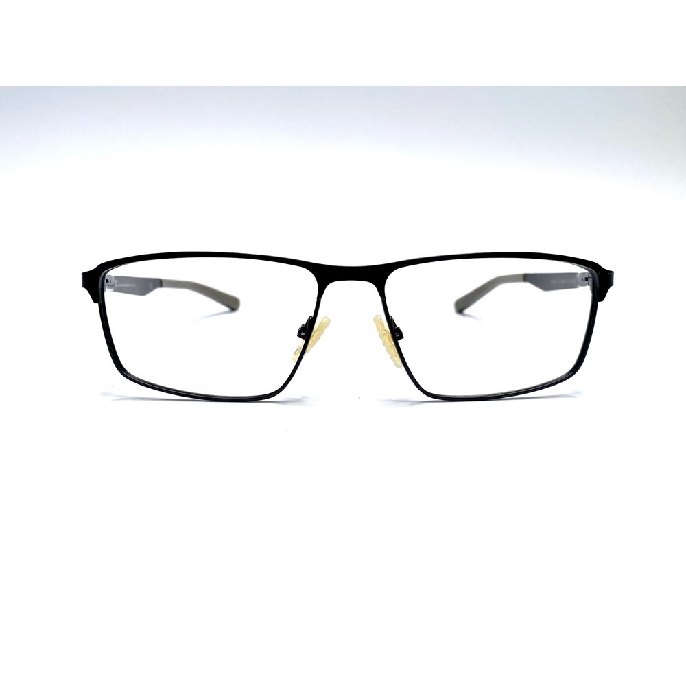 Champion Elite CUFL1004 Mens Black Metal Rectangular Eyeglass 56-15-140